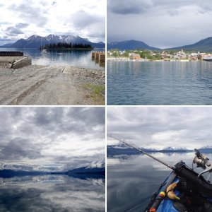 Arriving on the shores of Atlin Lake.
