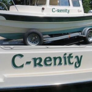 Name on boat