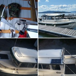 Added solar panels, 30 watt, each side
