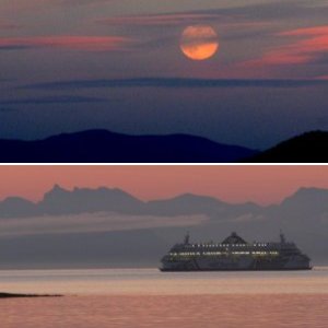 BC Ferry from Newcastle Island 5 a.m.