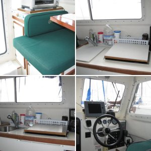 Bolster, rails, Magma Catalina, generator shelf
