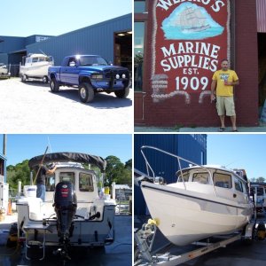 Taking boat delivery from Marc & Charlie of Wefings Marine