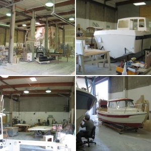 Deck mold after Gelcoat