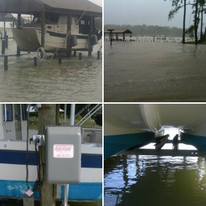 A nice pier, about 95\' long, 5\' MLW but the boat has to stay in the water