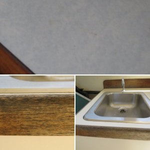 moldy teak trim