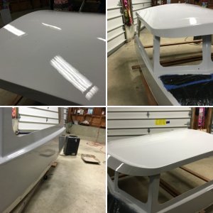 freshly painted Interlux perfection, two coats, two more to go.