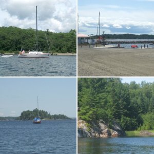 Launch ramp, Spanish Municipal Marina, Spanish, Ontario, Canada