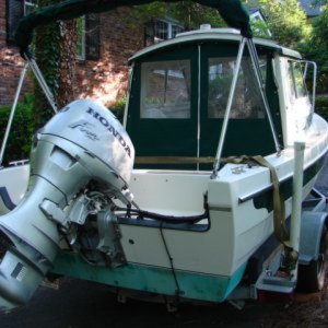 Stern view with top