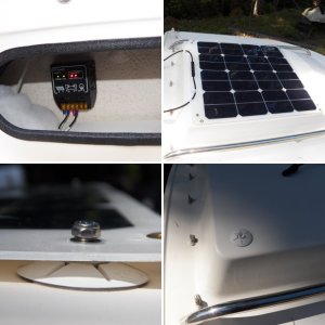 Snads attached to the cabin top.