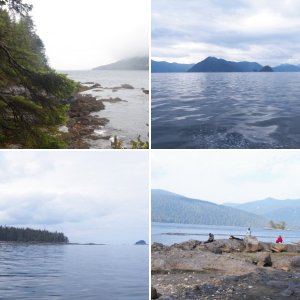 The boat launch at Moresby Camp in Cumshewa Inlet.