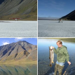 Trout fishing at Nunya Lake