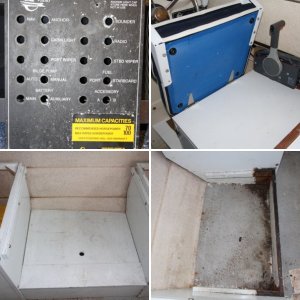 Bench seat removed (that was a chore!!)