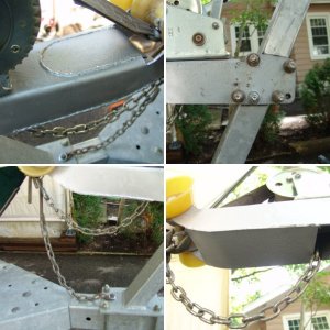 This is a fix for problem I had on my 2009 vacation. I boxed in the winch for a little more strength.