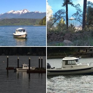 Coming in to our local boat launch.