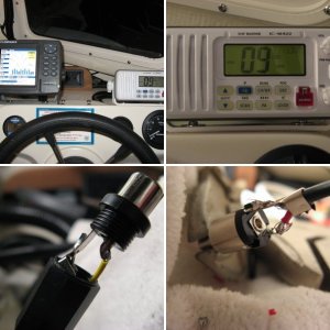 The manual for the Icom 422 makes no mention of the wires for the NMEA in, out and speakers being coaxial.  They are.  The negative is carried in the outer braid.  These are small wires.  That center wire is hard to strip.