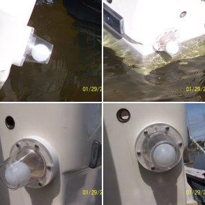 The old rubber flappers had warped allowing water back into the cockpit area, so I decided to replace them with Rabud ball scuppers.