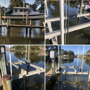Boat lift for the new OSPREY