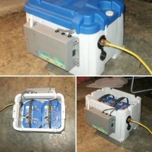 Blue Sea Battery box and charger