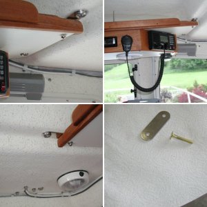 Parts for overhead shelf fix.
Bolt is flat headed "toilet bolt"