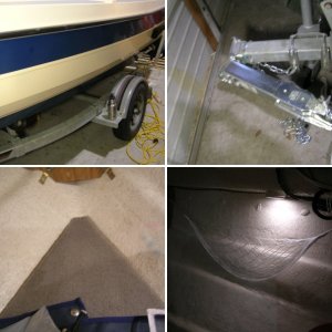 Garmin 188C, decent VHF, Tach, Speedo, digital motor guage, and remote radio control all at helm. This is how she came. no need to change anything here now.