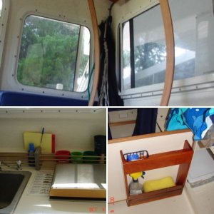 Mahogany organizer