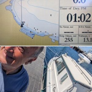 Maiden voyage, back at the dock