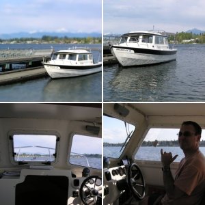 Maiden voyage.  IT FLOATS!