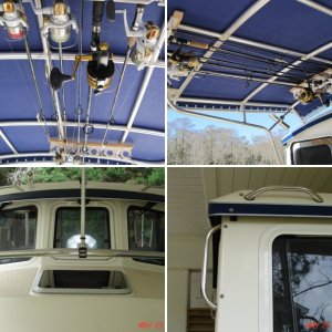 Installed a pair of flush mount rod holders