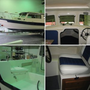 25' Cruiser bow with windlass and drop bow roller