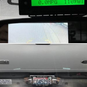 Reverse lights F250 tow vehicle.