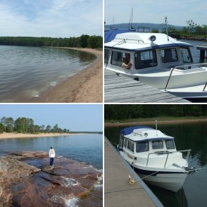 Sunset at Apostle Islands Marina