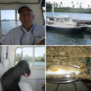 Fishing platform up front