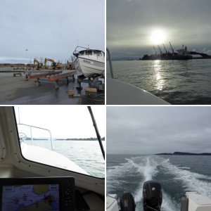 Leaving the marina Saturday around noon for a "working" weekend on the boat.