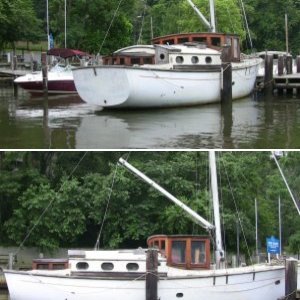 Unusual vessel