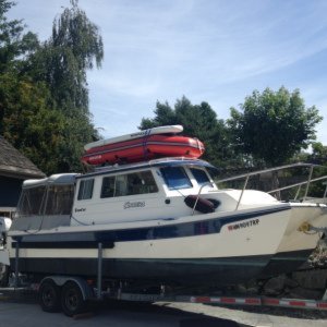 expedition ready, new 11ft dinghy fits perfectly