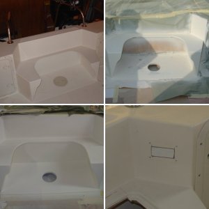 Factory bait well and aft seat before modification