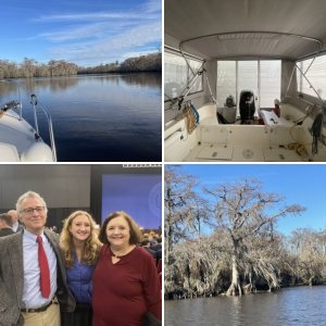 Tchefuncte River - Spanish Moss on Cypress