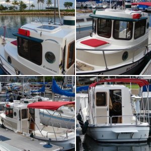 Customized stern rail cushions