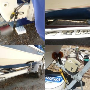 Bought used 03 EZ Alum tandem to replace single axle. Refitting for CD. Sun canopy for working in the heat!