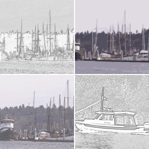 Shilshole Marina China Painting