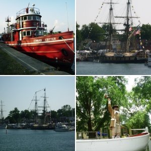 Entrance to Port Dover Basin Marina