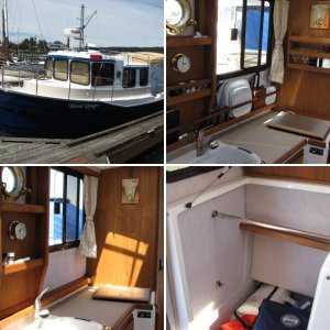 Mid Cabin Berth Closet Rod (stowed)