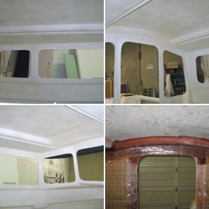 Hardtop joint prior to glassing