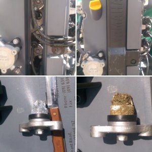 Synchronizing the carbs -- 
Vacuum ports with manifold sealing bolts in place