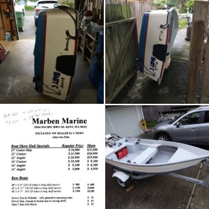 1995 C-Dory 10 foot Row Boat