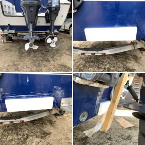 Sanded the gel coat with 80 grit