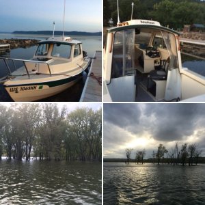 1st time out-Mississippi River Ferryville - 2016