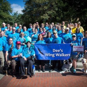 Most of Walk to Defeat ALS team, fall 2012