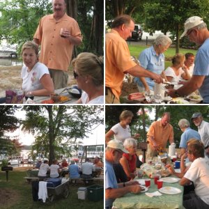 BBQ Saturday night on the overlook