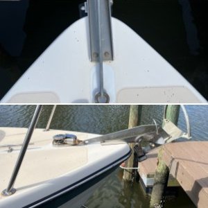 Anchor assembly after 6 years of use